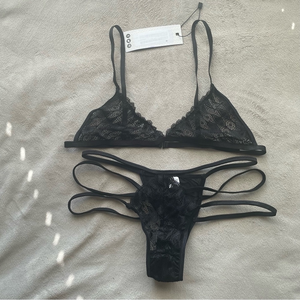 Nasty Gal 3 pc lingerie set